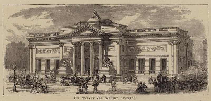 The Walker Art Gallery, Liverpool (gravyr) av English School