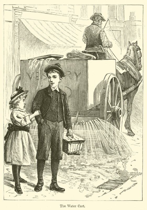 Vattenvagnen (gravyr) av English School