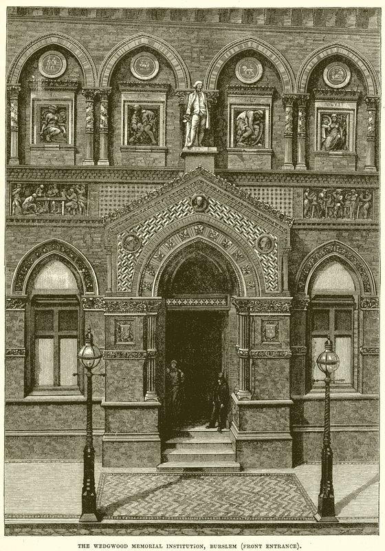 Wedgwood Memorial Institution, Burslem (främre ingången) av English School