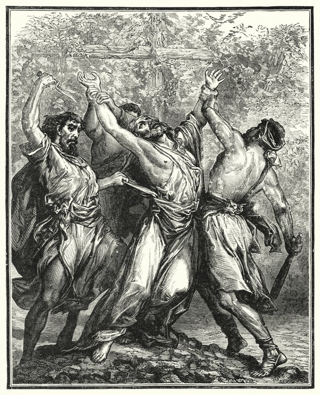 The Wicked Husbandmen (gravyr) av English School