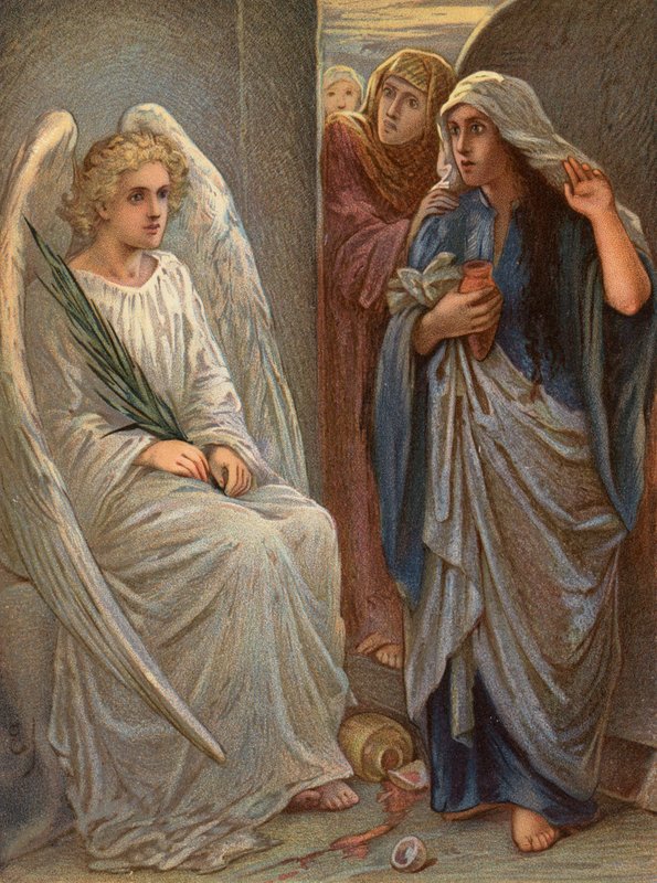Kvinnorna vid graven, Matteus, XXVIII av English School