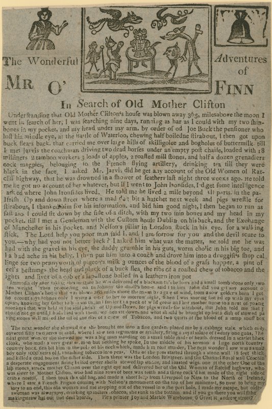 Mr OFinns underbara äventyr på jakt efter Old Mother Clifton av English School