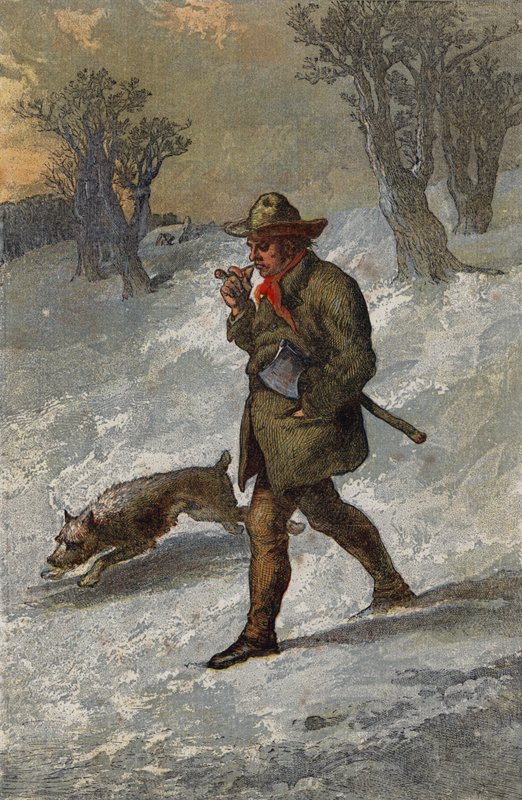 Trämannen och hans hund av English School