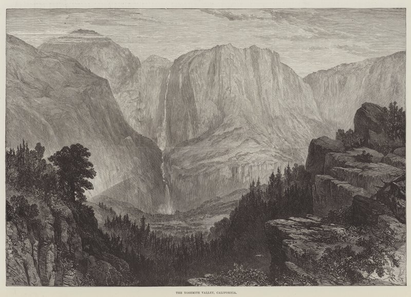 Yosemite Valley, Kalifornien (gravyr) av English School