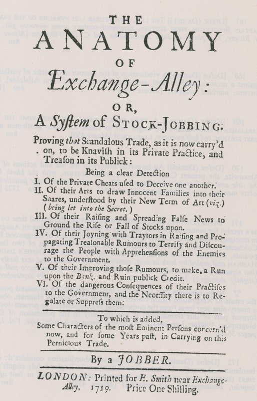 Anatomin i Exchange Alley av English School
