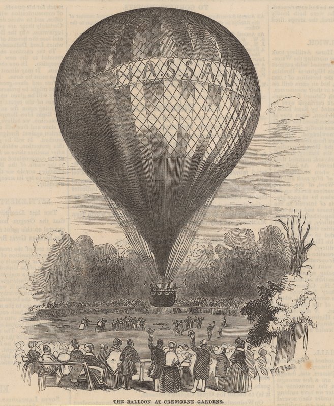 Ballongen på Cremorne Gardens av English School