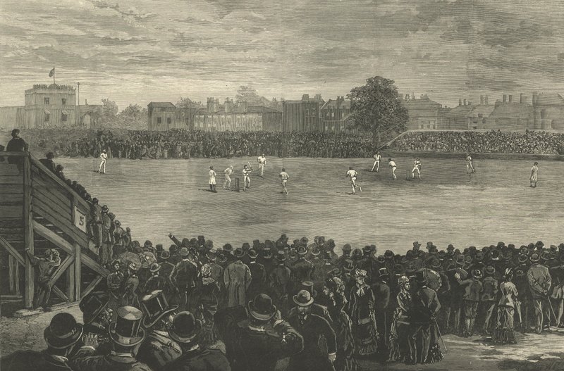 Cricketmatchen som resulterade i skapandet av Ashes av English School