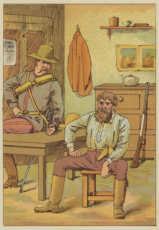 Avgången (färgad gravyr) av English School