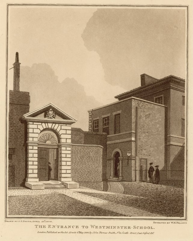 Ingången till Westminster School av English School