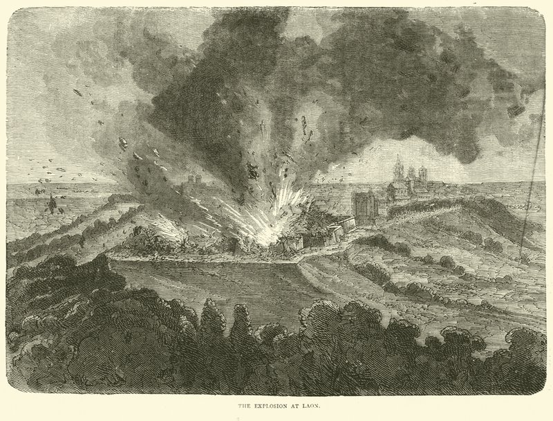 Explosionen i Laon, september 1870 av English School