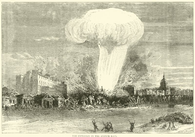 Explosionen i Avenue Rapp, april 1871 av English School