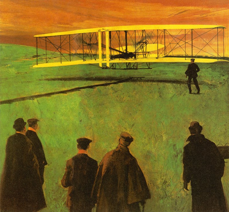 Le malaga muamua a le Wright Brothers i Kitty Hawkswed av English School