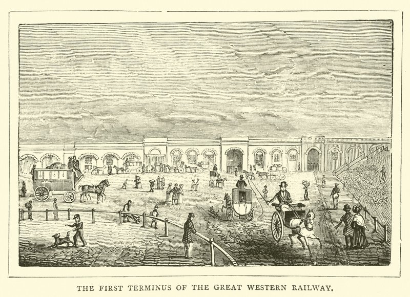 Den första ändstationen för Great Western Railway av English School