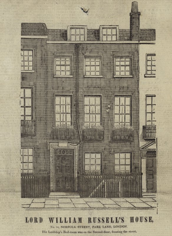Lord William Russells hem av English School