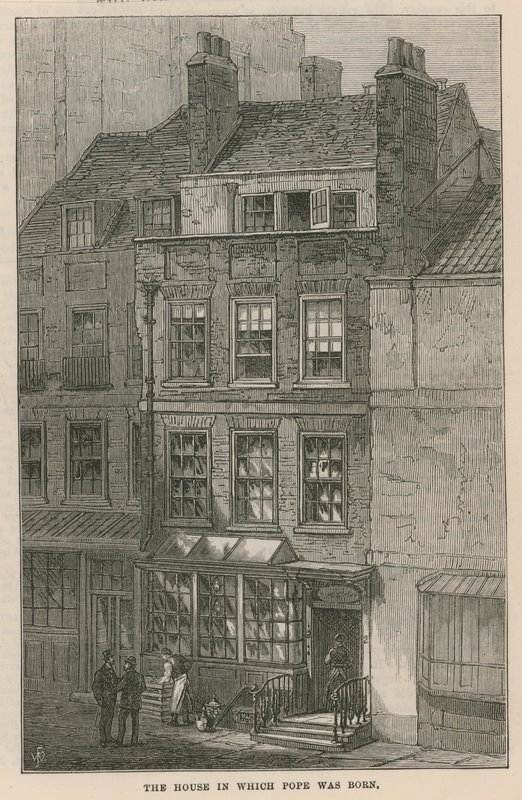 Huset där Alexander Pope föddes av English School