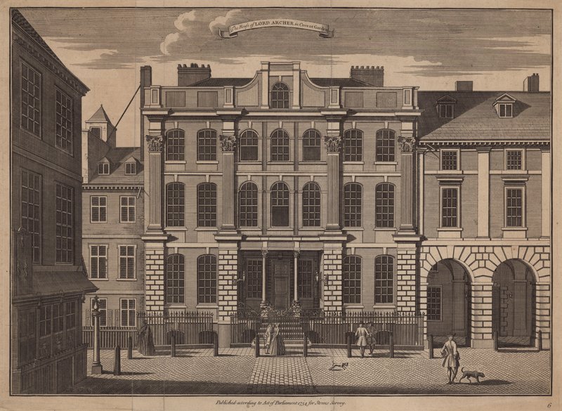 Lord Archers hus i Covent Garden av English School