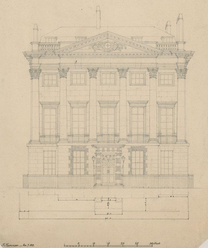 Herr Scotmothers hus, Cavendish Square, London av English School
