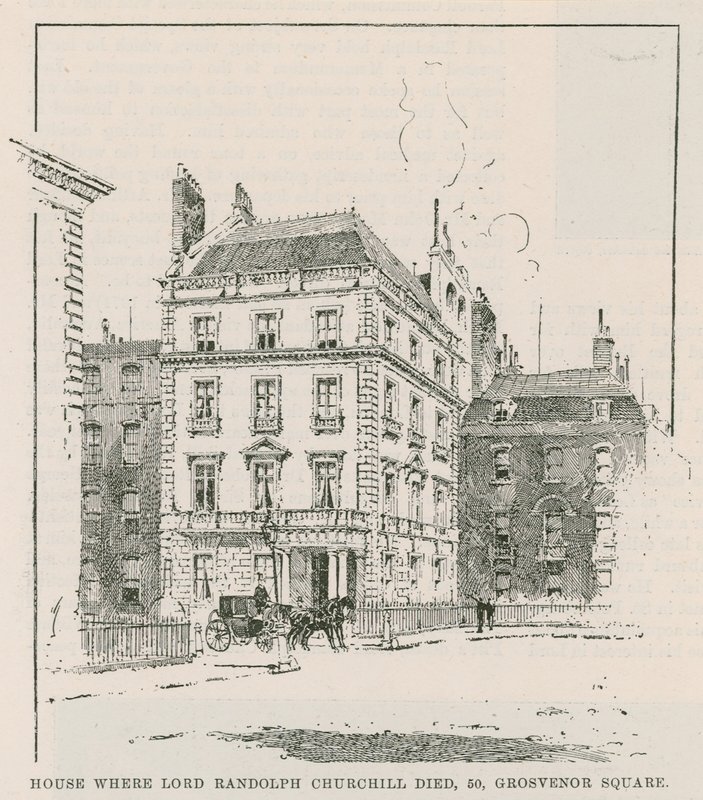 Huset där Lord Randolph Churchill dog av English School