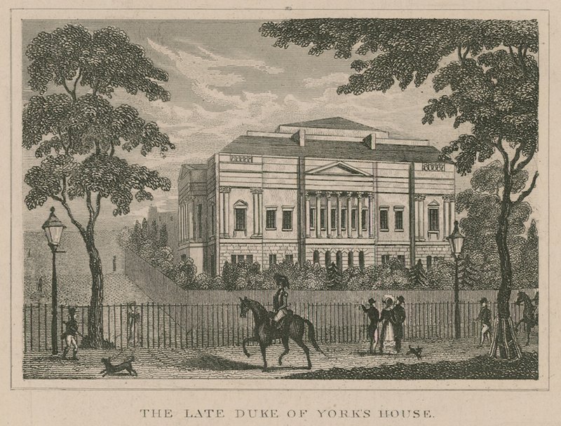 Den sena hertigen av Yorks hus, Lancaster House, senare York House av English School