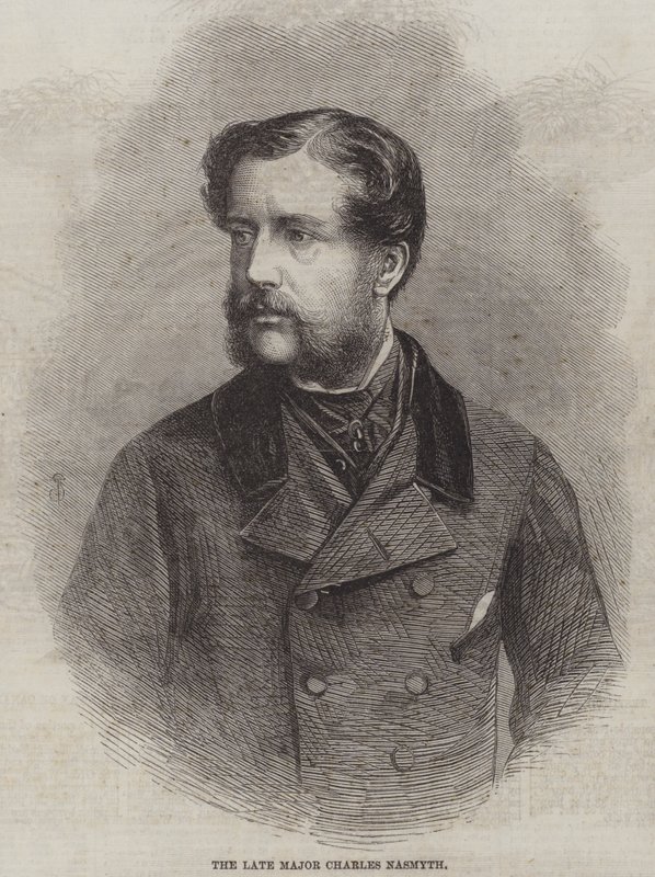 Den bortgångne majoren Charles Nasmyth (gravyr) av English School