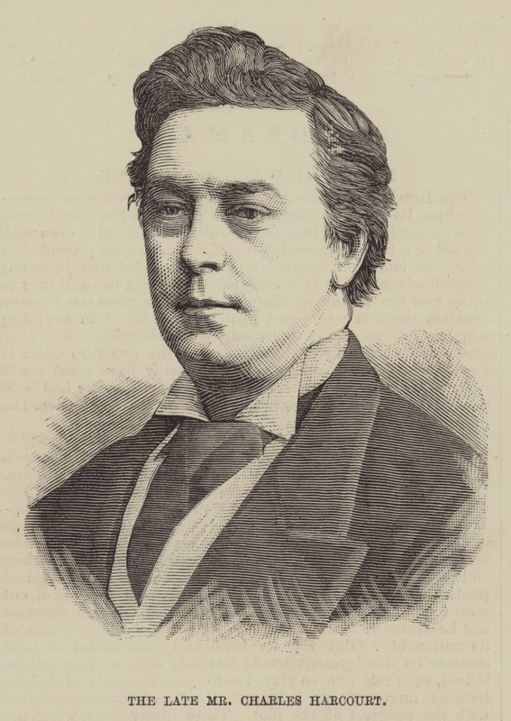 Den bortgångne Mr Charles Harcourt (gravyr) av English School