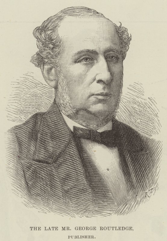 Den bortgångne Mr George Routledge, utgivare (gravyr) av English School