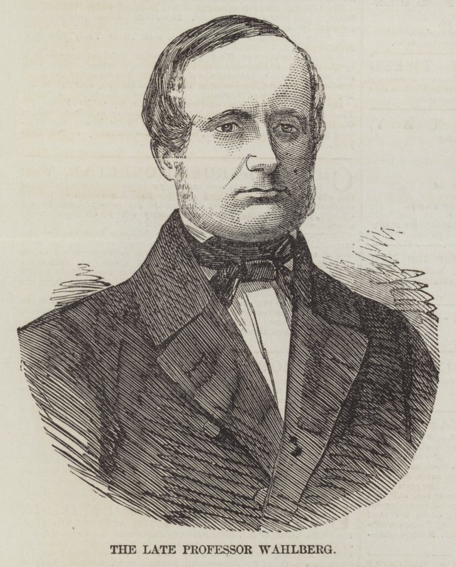 Den framlidne professor Wahlberg (gravyr) av English School