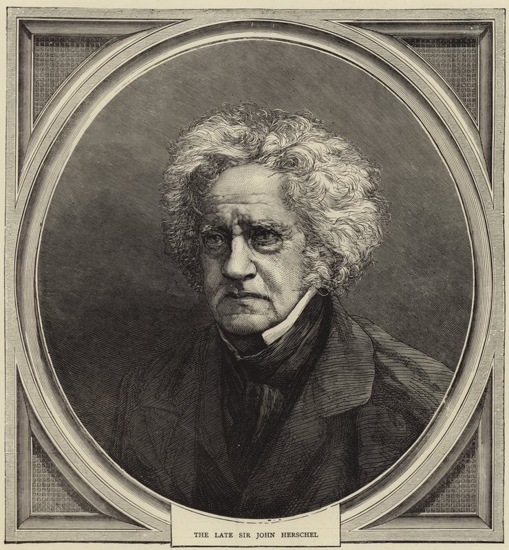 Den framlidne Sir John Herschel av English School