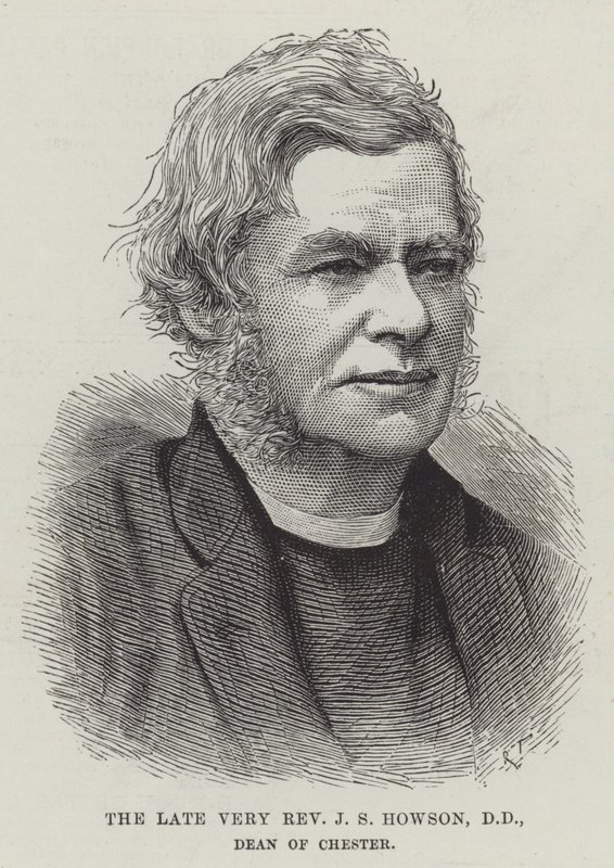 Den framlidne Very Reverend J S Howson, DD, Dean of Chester (gravyr) av English School