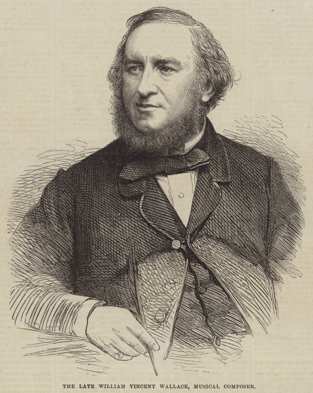 Den bortgångne William Vincent Wallace, musikalisk kompositör (gravyr) av English School