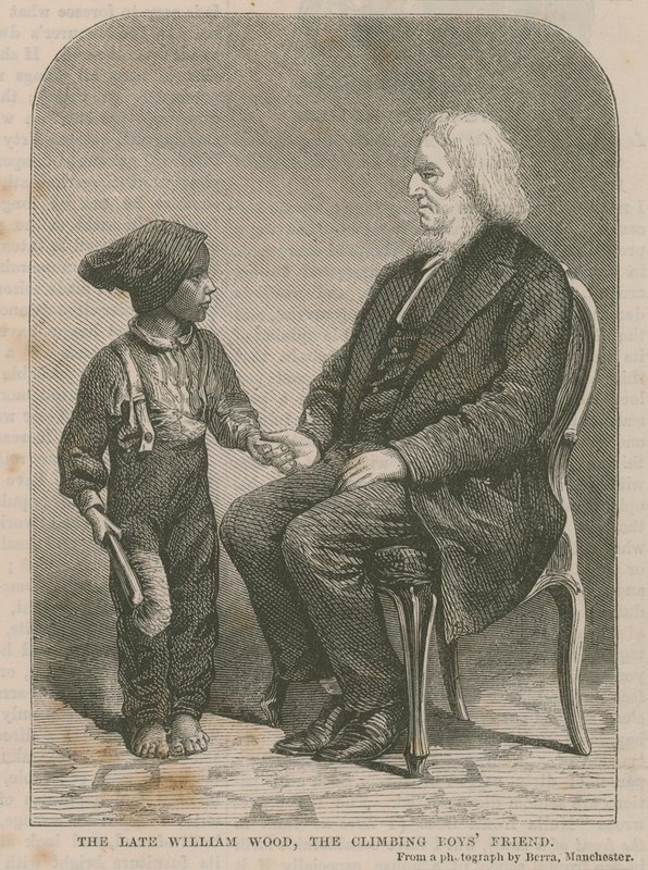Den bortgångne William Wood, klätterpojkarnas vän av English School
