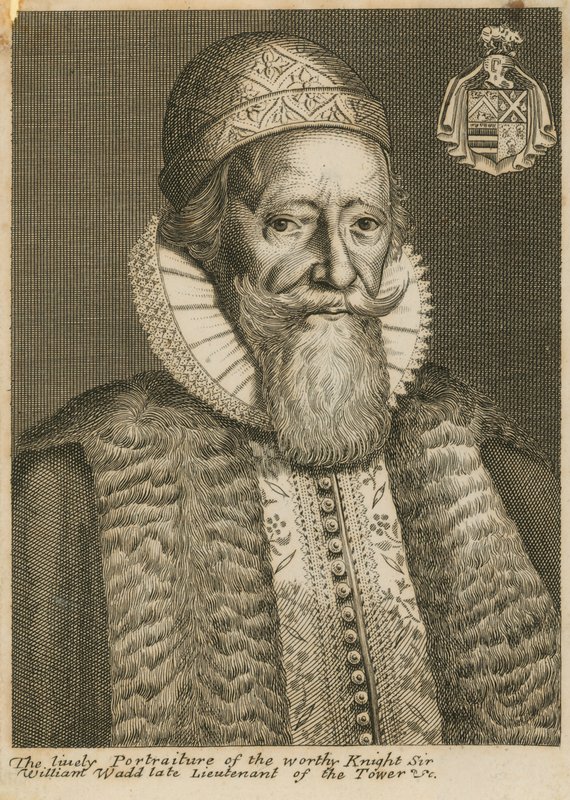Det livliga porträttet av den värdige riddaren Sir William Wadd av English School