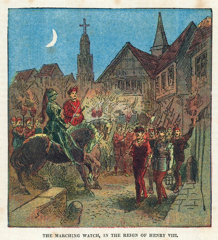 Den marscherande vakten under Henrik VIII:s regeringstid av English School