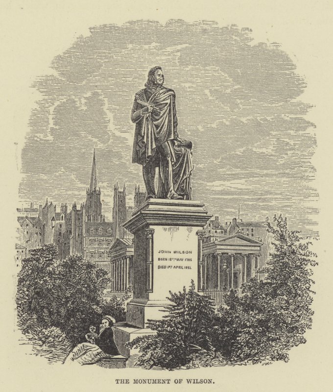 Wilsons monument (gravyr) av English School