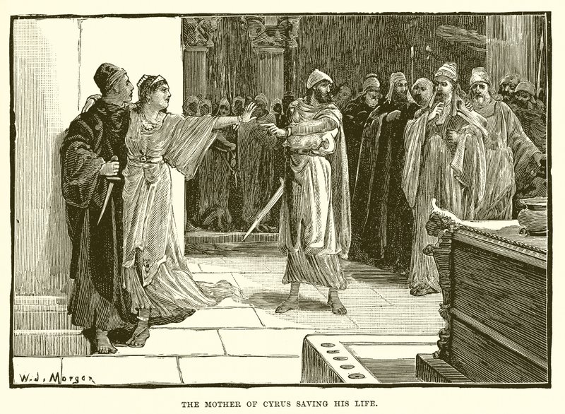 Cyrus mamma räddade hans liv av English School