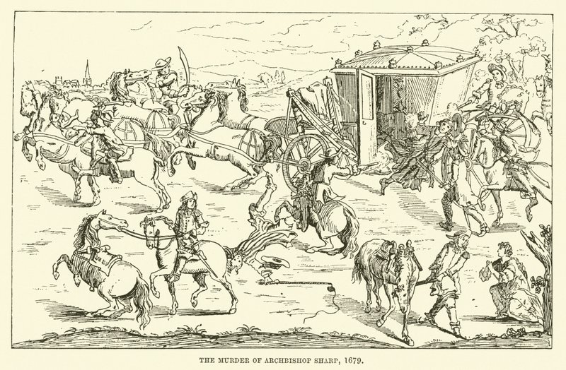 Mordet på ärkebiskop Sharp, 1679 av English School