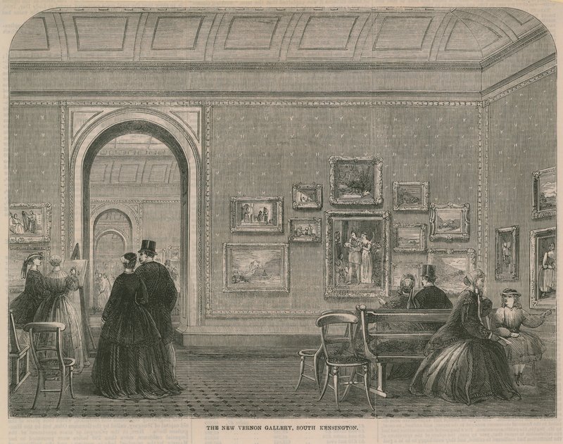 Det nya Vernon Gallery i South Kensington av English School