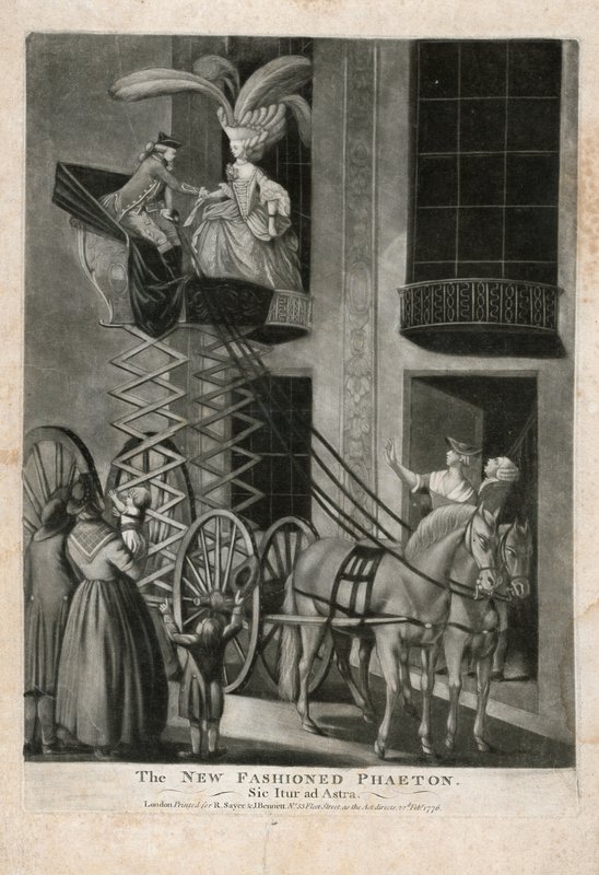Den nymodiga Phaeton av English School