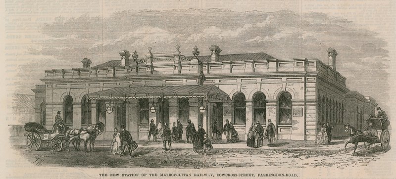 Den nya stationen för Metropolitan Railway av English School