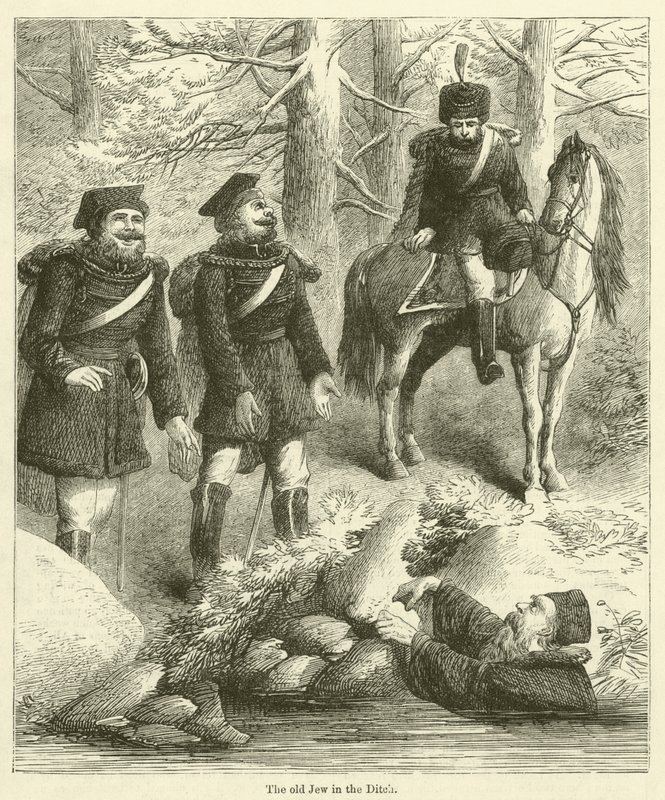 Den gamle juden i diket (gravyr) av English School