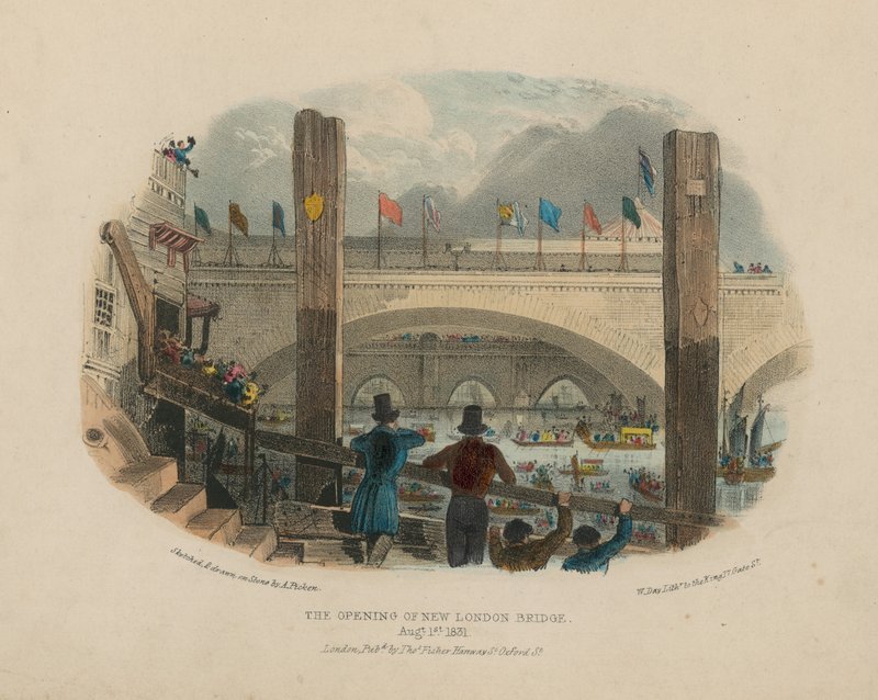Öppnandet av nya London Bridge av English School