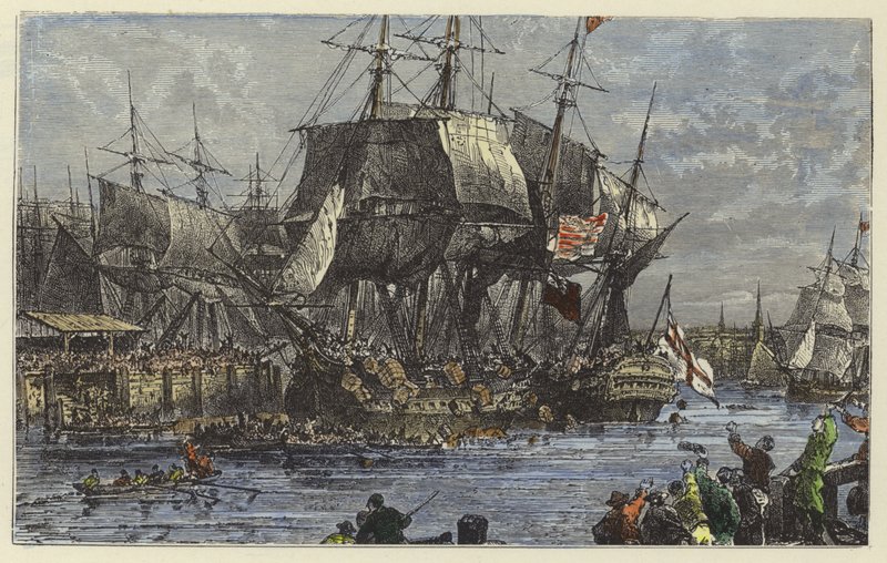 Folket i Boston kastar teet överbord av English School