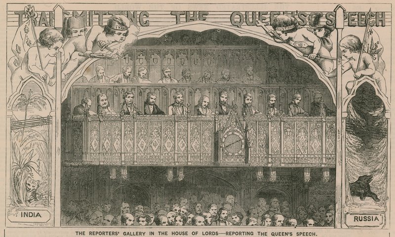 Reportergalleriet i House of Lord av English School