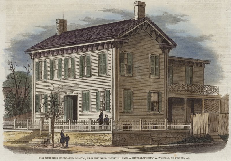 Abraham Lincolns bostad av English School