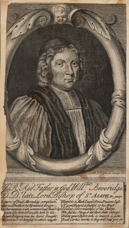 Rätt vördnadsvärd Fader i Gud William Beveridge, framlidne Lord Bishop of of St Asash av English School