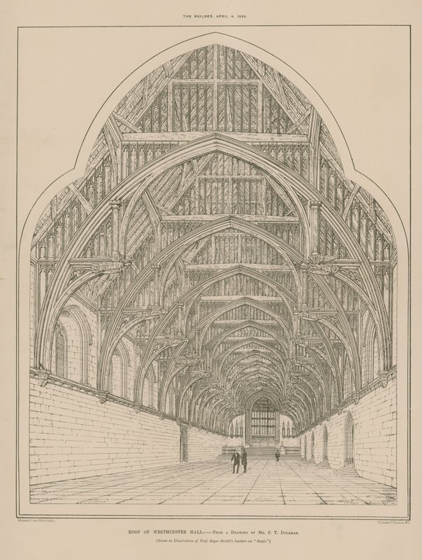 Taket på Westminster Hall av English School