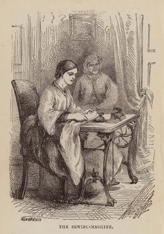 Symaskinen (gravyr) av English School