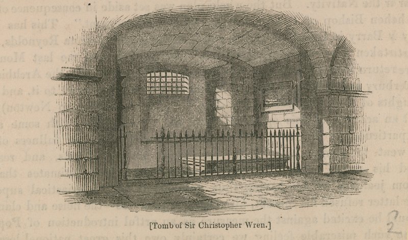 Sir Christopher Wrens grav av English School