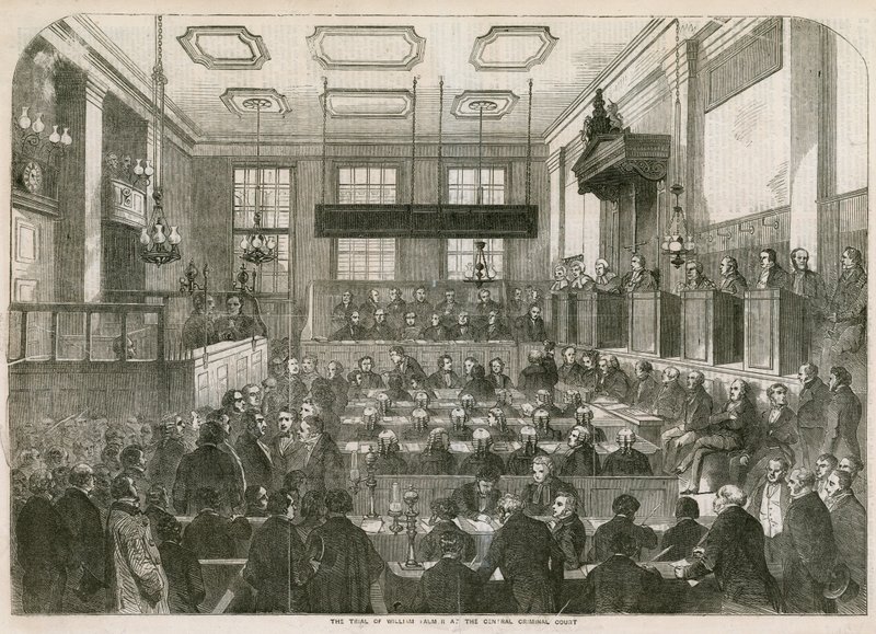 Rättegången mot William Palmer vid Central Criminal Court av English School
