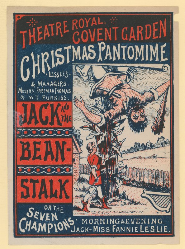 Theatre Royal Covent Garden julpantomim av English School